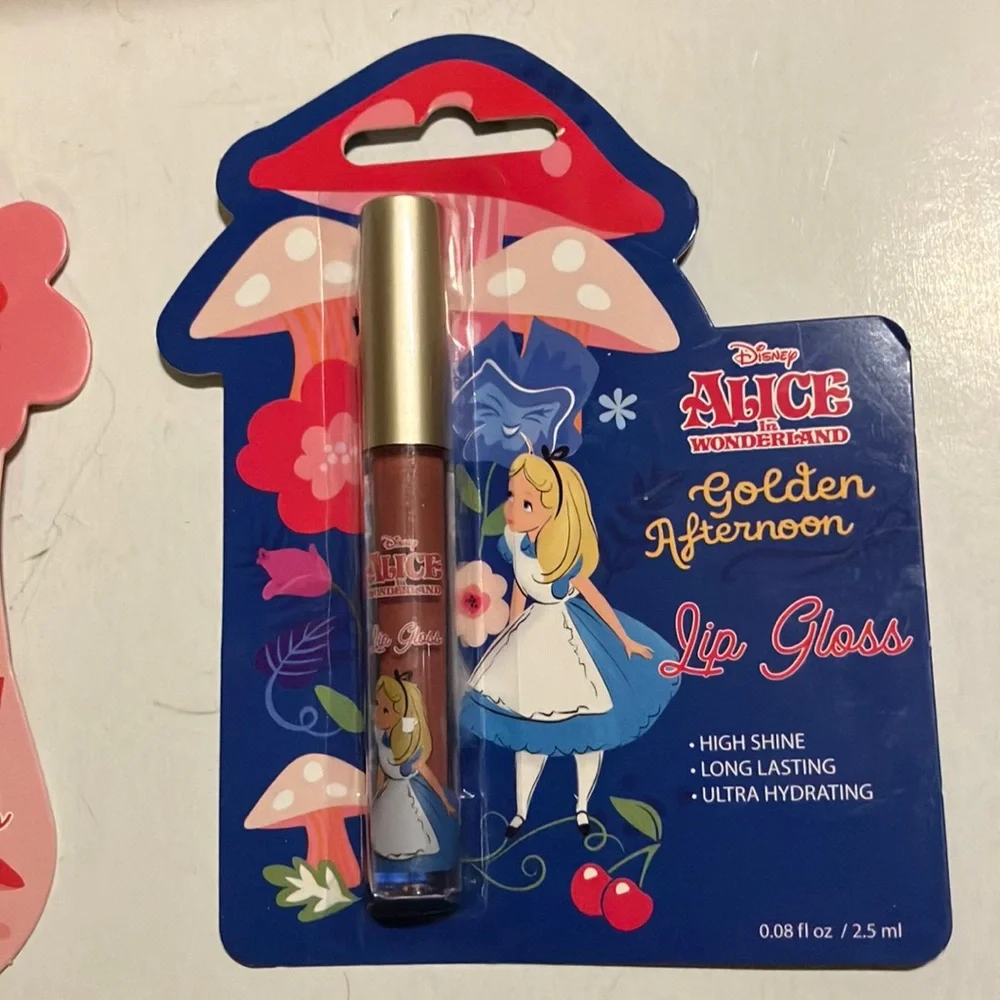 Disney Alice in Wonderland Lip Gloss‎ Trio